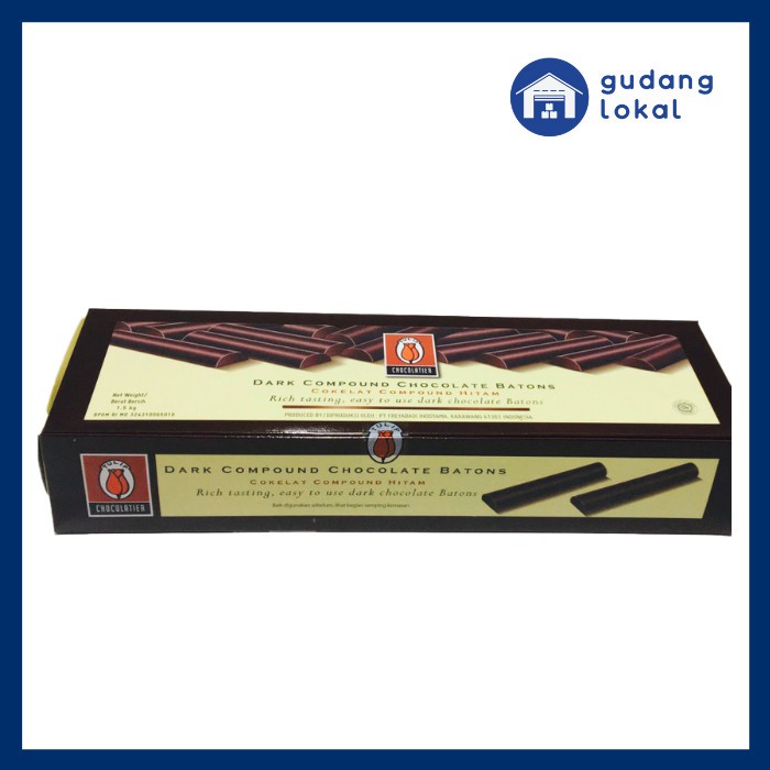 

Tulip - Dark Chocolate Compound Batons - Stik Stick Coklat Batangan 1.5Kg