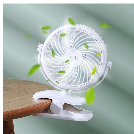 ITSTORE Robot Mini Fan Portable Clip RT-BF10 720 Degree Rotation Original