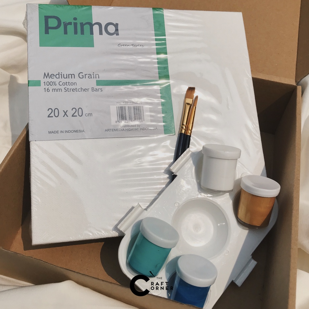 

Canvas Painting Kit - Blue Ocean Acrylic Paint