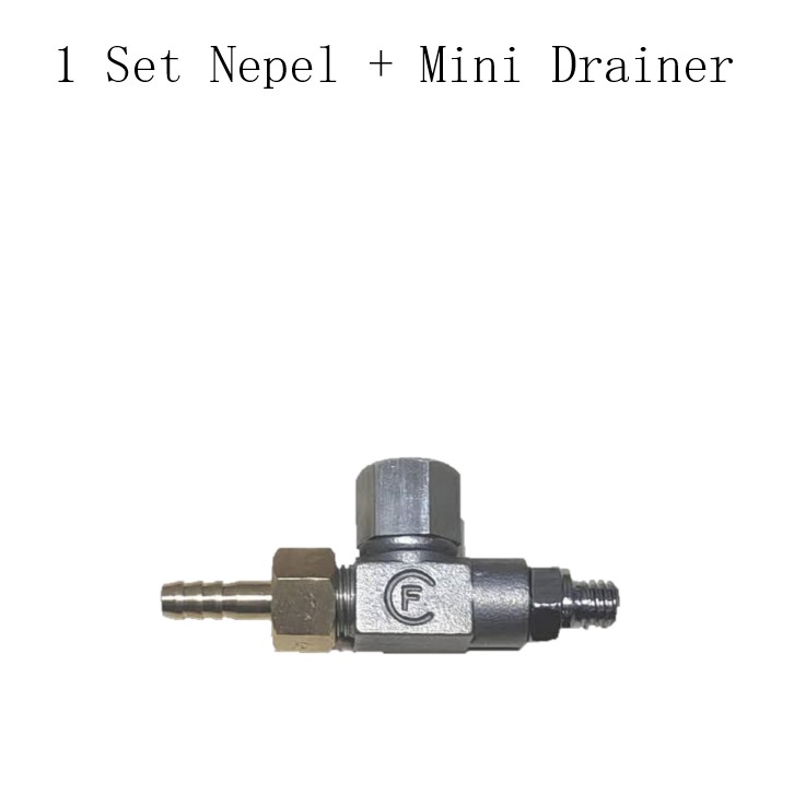 1 Set Steam Trap Mini Drainer Tambahan 2 Nepel