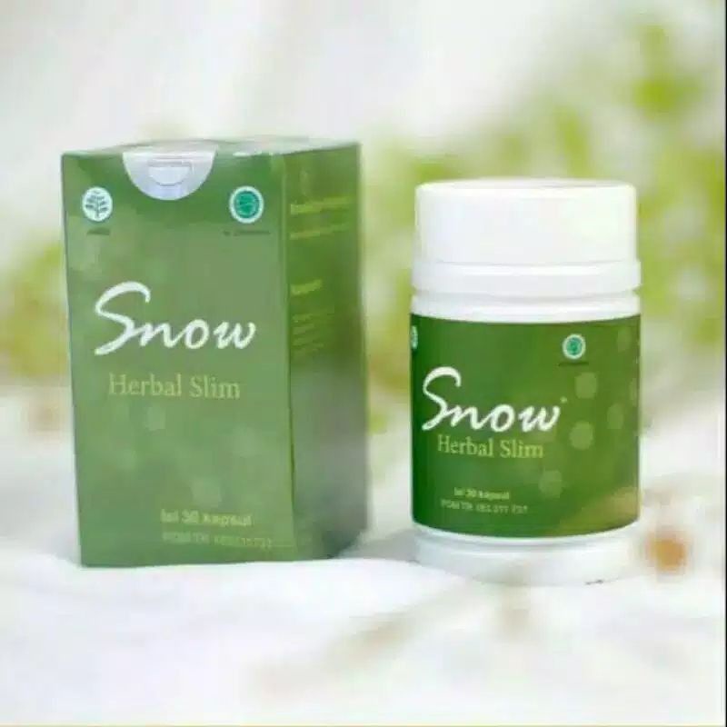 Snow Herbal Slim Asli 100% Original Pelangsing Badan - Snow Herbal Herbal Alami BPOM