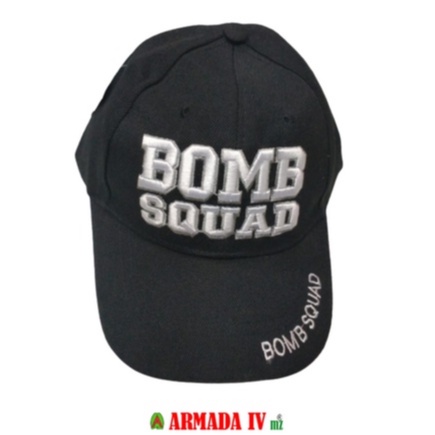 Topi Bulle Bomb Squad Hitam dan Krem