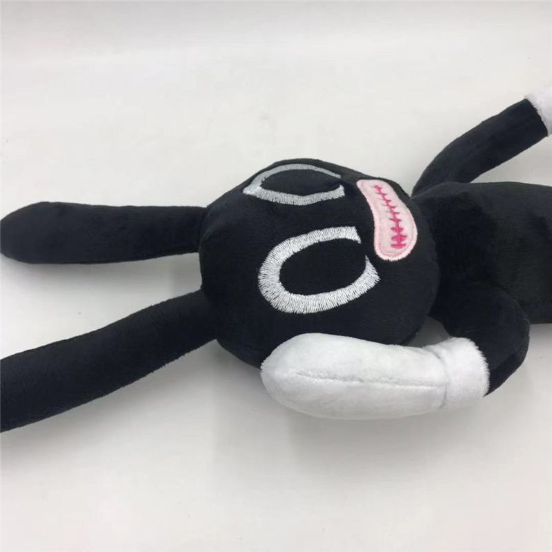 40cm Mainan Cartoon Siren Head Horror Black Bunny Rabbit Plush Stuffed Doll Kids Gift Toy Boneka