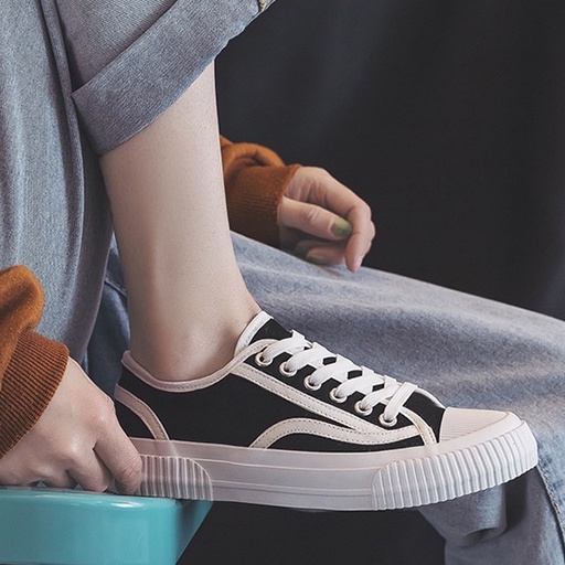 SW52 Sepatu Sneakers Import Wanita Korea Fashion Kanvas Sport Shoes COD Original