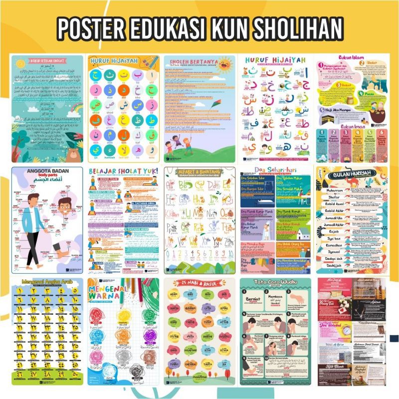 

POSTER EDUKASI ANAK KERTAS IVORY MENGKILAP TEBAL