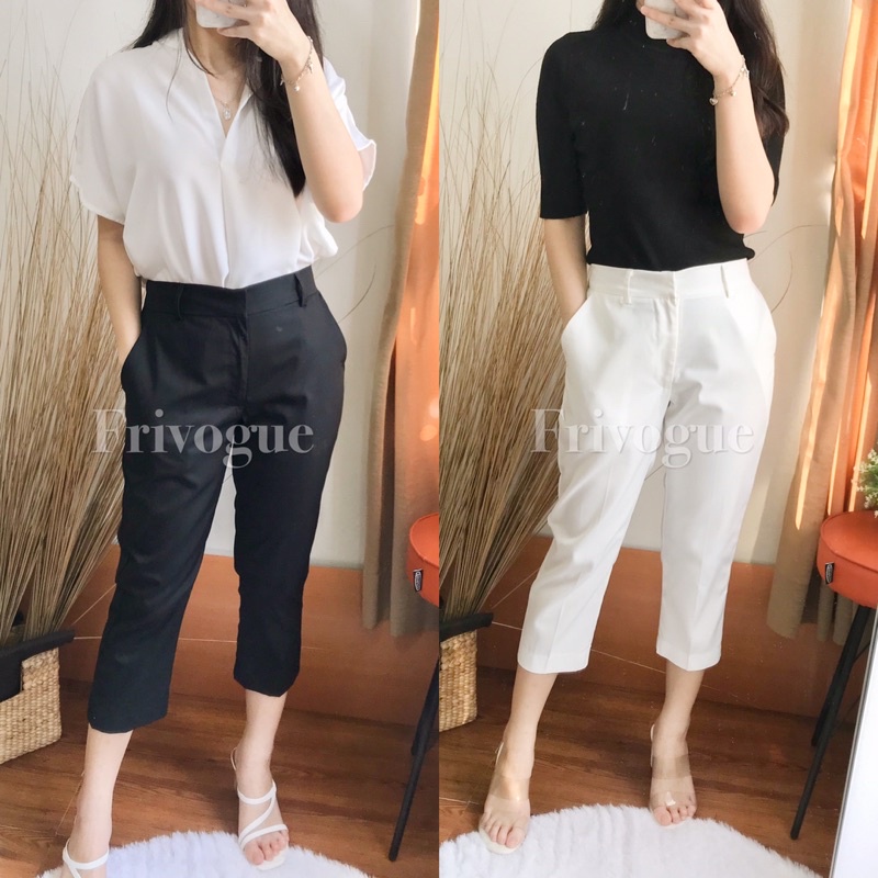 Gia Trousers Pants FRIVOGUE