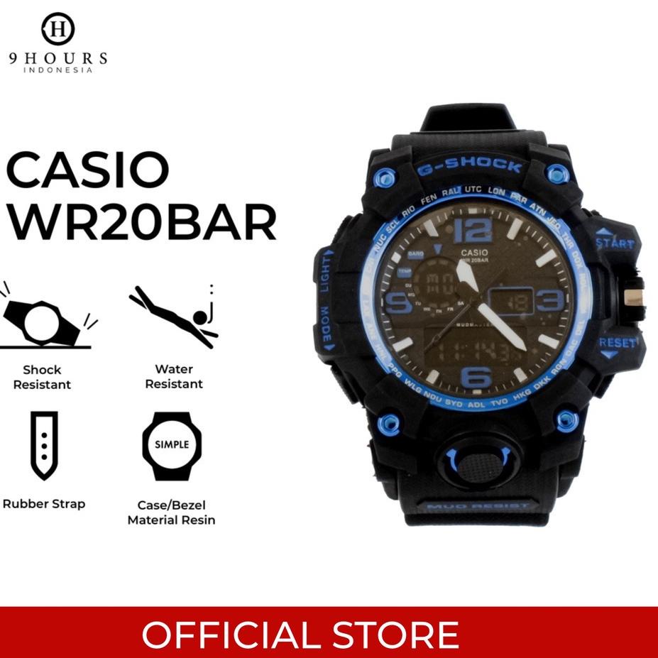 Telah Hadir.. [100% ORI+GARANSI 2 TAHUN] Jam Tangan Casio WR20BAR  By 9 Hours Indonesia
