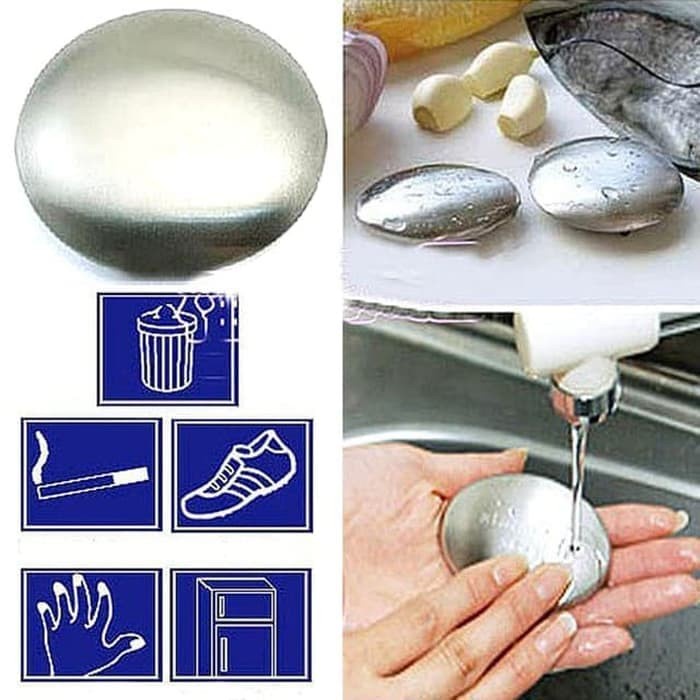 SABUN PENGHILANG BAU TANPA DETERJEN / STAINLESS STEEL SOAP