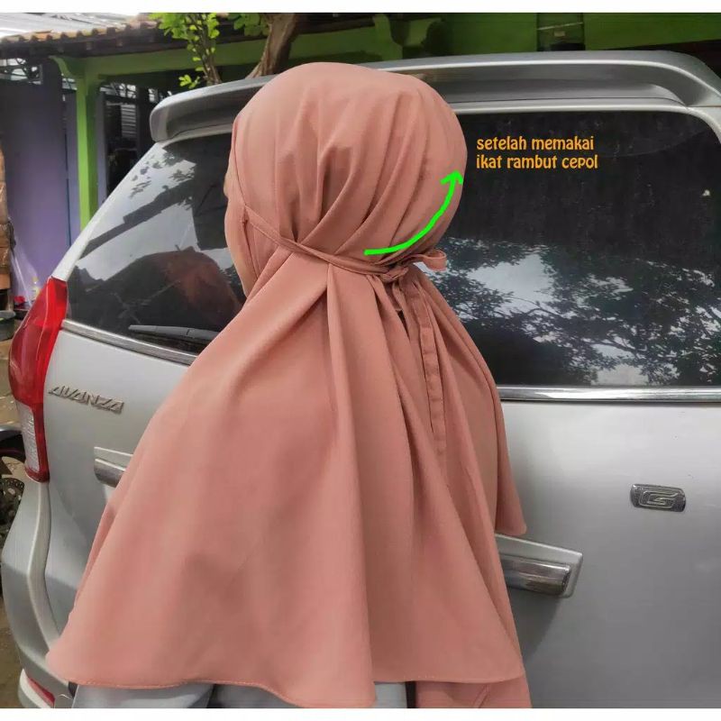 Ikat Rambut Kunciran Hijab Scrunchie Inner Kuncir Cepol Jilbab
