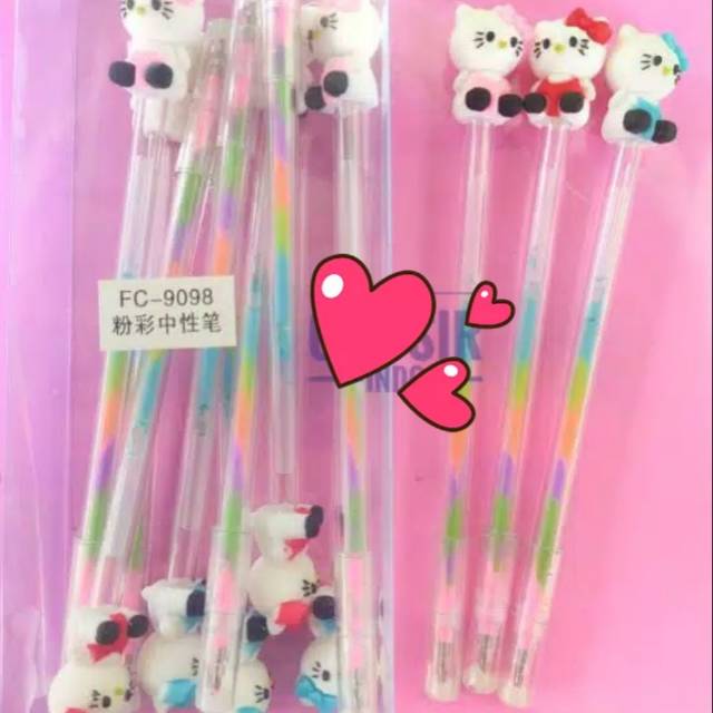 

Bolpoint gel warna warni
