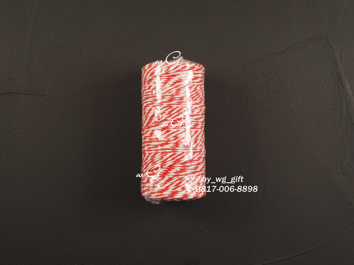 

Pita Tali Katun - Merah; Lebar 2 mm; Panjang 100 Meter