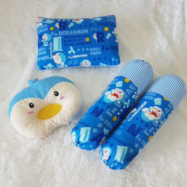 Bantal guling baby ,doraemon set