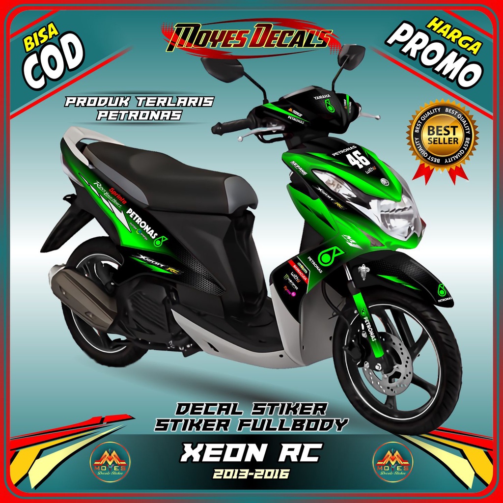 Stiker Decal Fullbody Xeon RC Decal Stiker Xeon RC 125 Stiker Decal Motor Xeon Fullbody Motif Petron