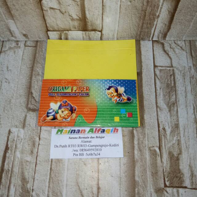 

Mainan Edukasi Kertas Lipat-Ukuran 12 cm x 12 cm
