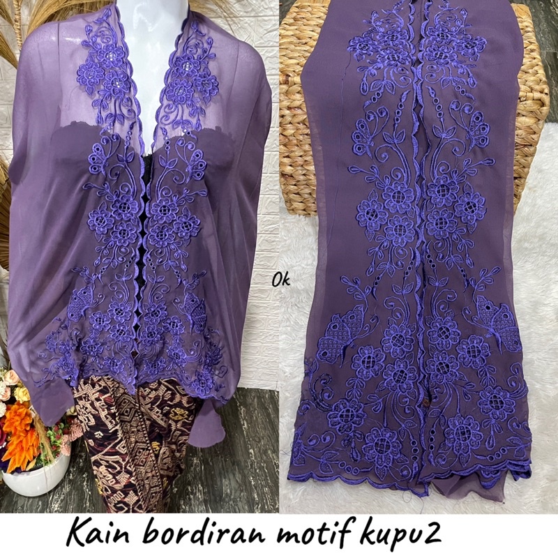 kain bordir motif kupu