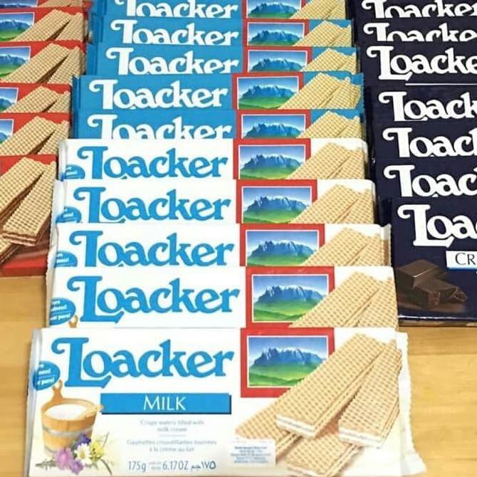 

Terlaris! Reaystock Wafer Loacker Classic 175Gr - All Varian - Milk Susu