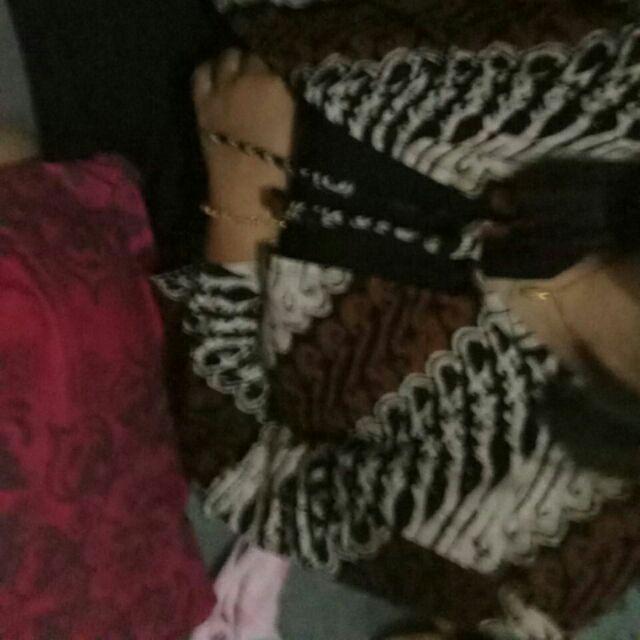 Gamis Batik Cap Cardi Sogan