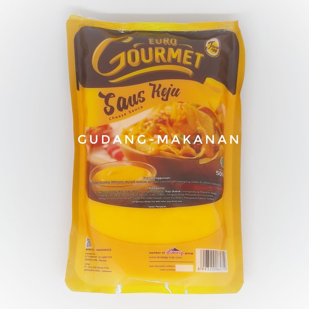 Euro Gourmet Cheese Sauce / Saus Keju 500gr