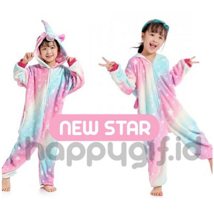 ONESIE KIGURUMI PIYAMA KOSTUM KID - UNICORN SPECIAL