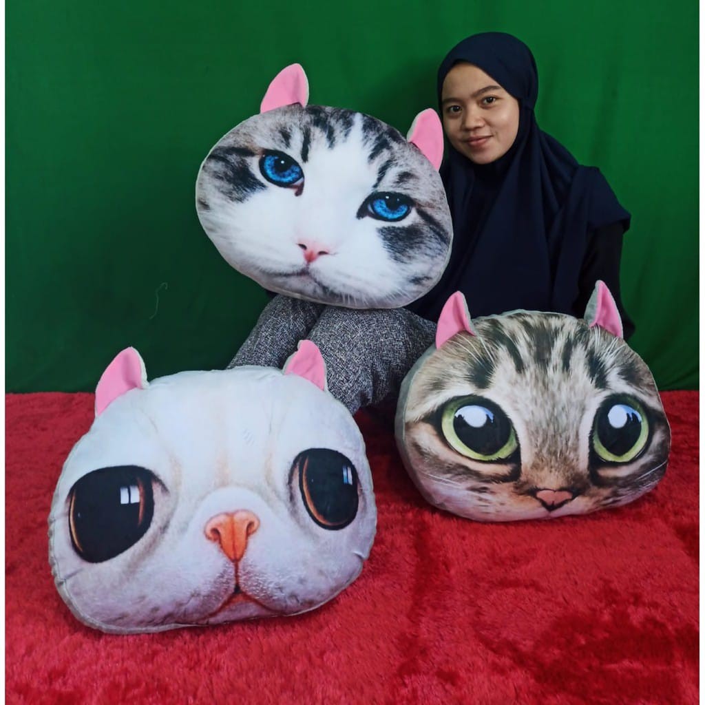 Bantal kepala kucing