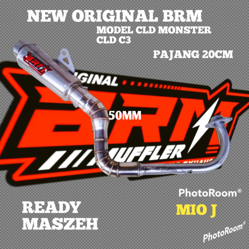 Knalpot Racing MIO J ORIGINAL BRM RACING TERLARIS TERMURAH PROMO COD