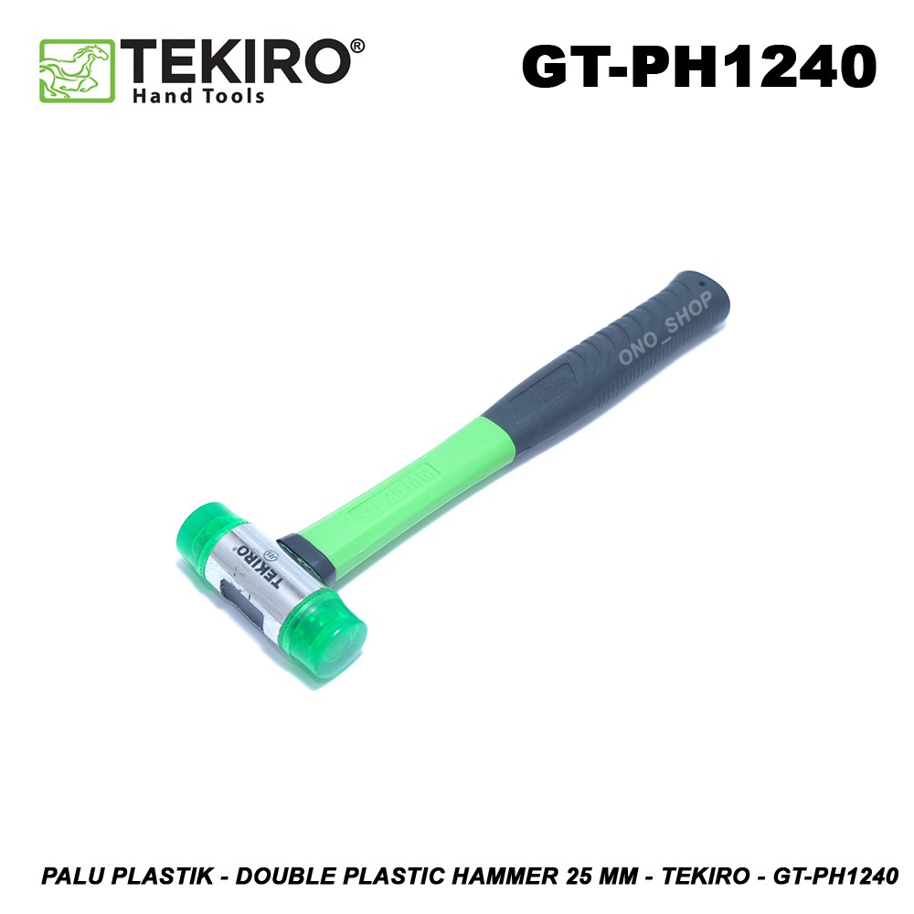 GT-PH1240 - Palu Plastik - Double Plastic Hammer 25 mm - Tekiro