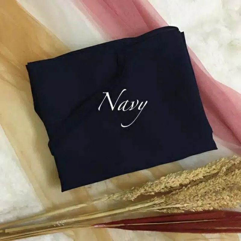 HIJAB SHALIHAH INSTAN DAILY SIMPLE NON PET (BERGO MARYAM)DIAMOND IMPORT-Navy