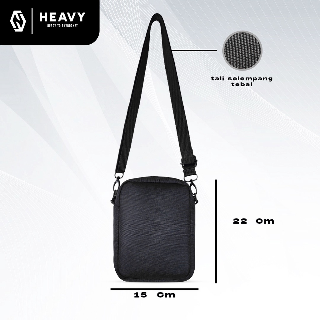 Tas selempang pria heavy siggler kanfas premium produk - Slingbag pria heavy - Tas slempang pria casual