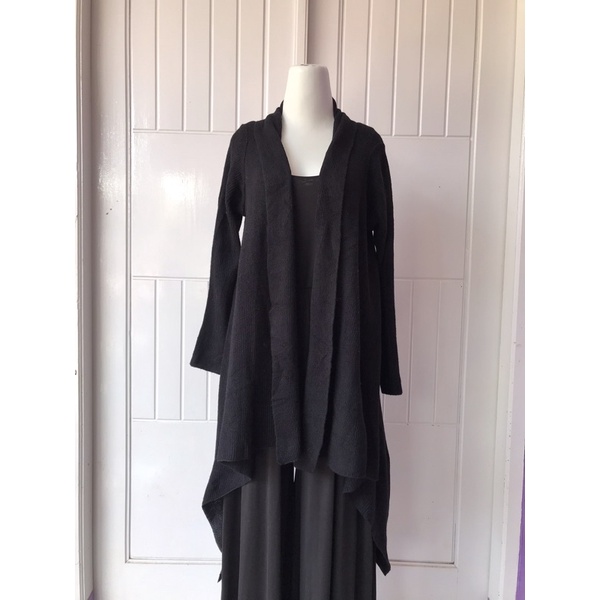 Atasan Rajut Vest Long Outer Cardigan Rajut Jumbo Premium Second Thrift-13. Outer 90-100/75