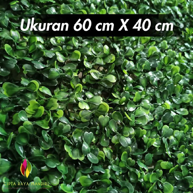 Daun Dolar Dinding Sintetis Premium Daun Rambat Daun Dolar Vertikal Garden / Daun alaska / Daun diding / Dekorasi / D21