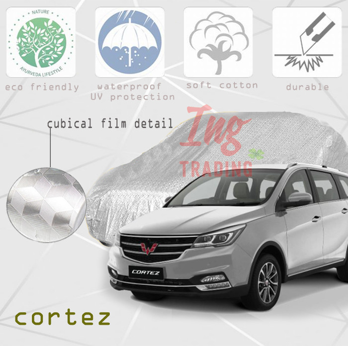 Cover Sarung Mobil CORTEZ Waterproof 3 Layer Protection