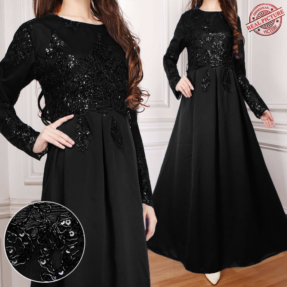 HOPYLOVY - Gamis Maxi Dress Arabia