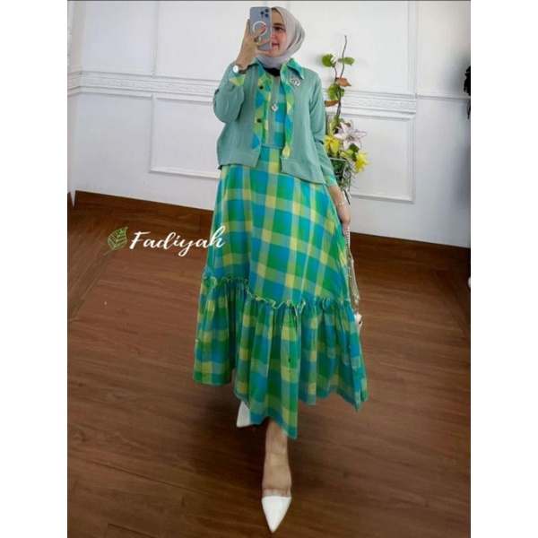 DRESS SANDRA MIDI DRESS BY FADIYAH NITA