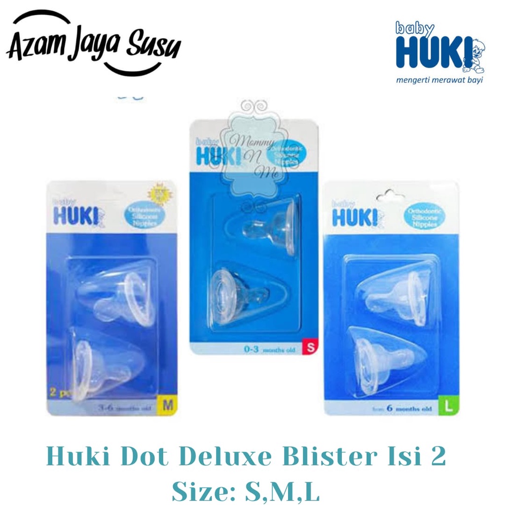 Dot Botol Huki Deluxe Blister Isi 2 AZZAM JAYA SUSU