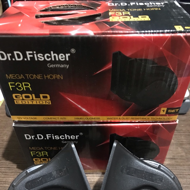 Klakson Keong Mobil Dr D Fischer F3R Gold Edition