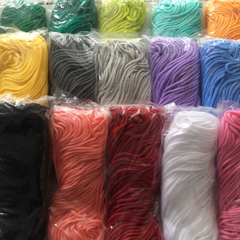 Tali Kur Triangle Murah/Tali Cord Warna Warni 3mm
