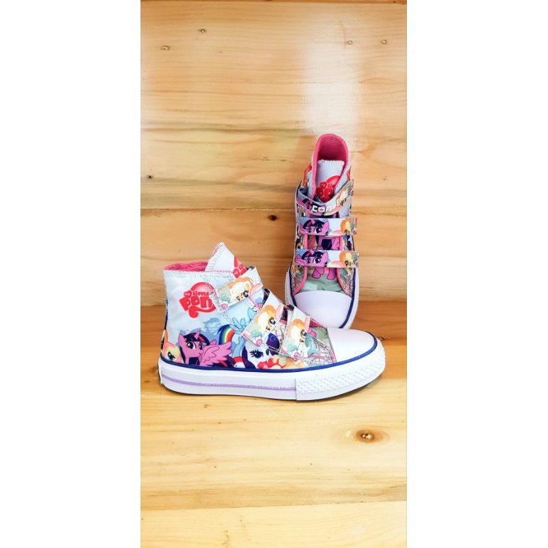 SEPATU ANAK CONVERSE KARAKTER PREMIUM HIGH QUALITY SNEAKERS ANAK CONVERSE FROZEN PONY SPIDERMAN LOL