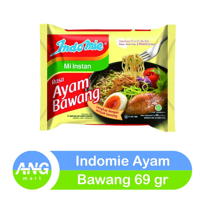 

Indomie Ayam Bawang 69 Gram