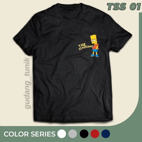 [BISA COD] T-SHIRT KAOS KEKINIAN THE SIMPSON UNISEX / BAJU ATASAN DTF PRIA DAN WANITA KEKINIAN BART SIMPSON HANDS UP FASHION / BAYAR DI TEMPAT