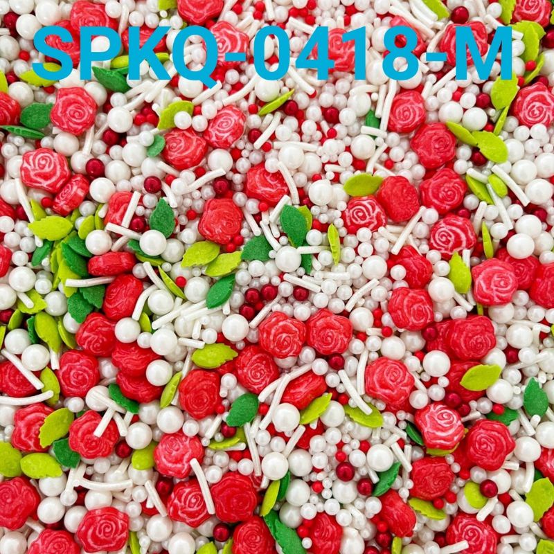 EDIBLE SPRINKLE DEKORASI SPKQ 0418 M isi 30 gr