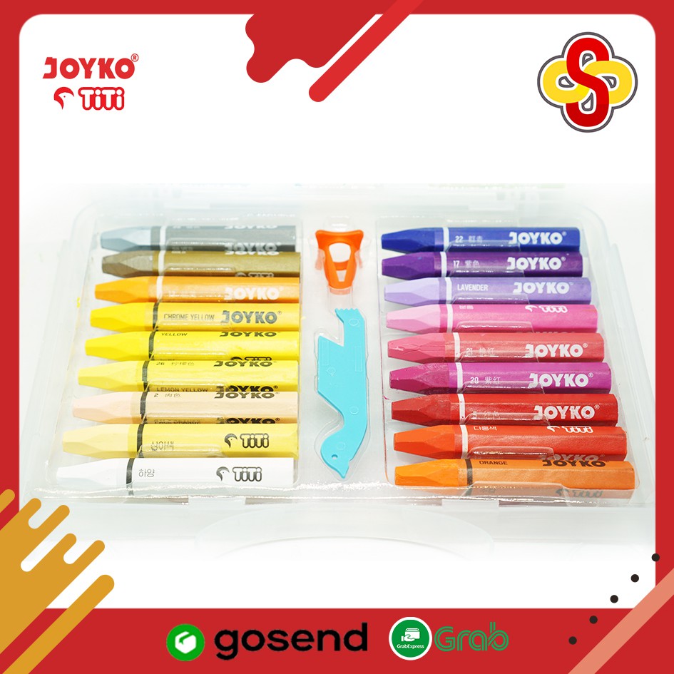 Crayon / Krayon Oil Pastel Joyko - 36 Warna