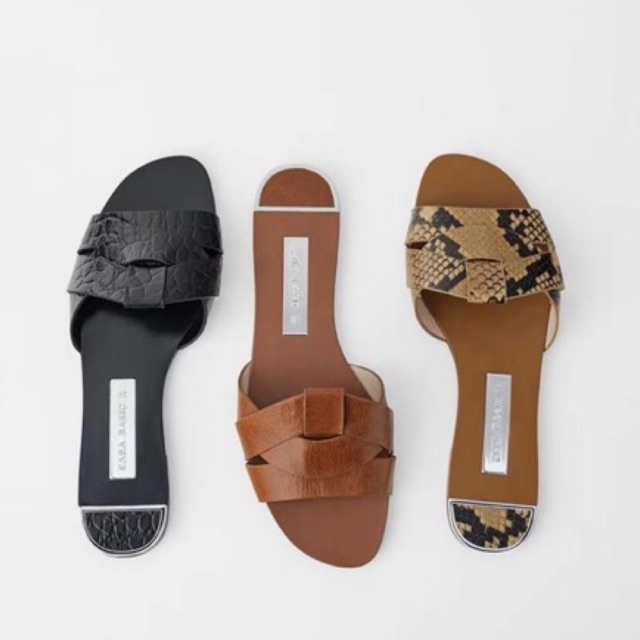  ZARA  CROSSED SANDALS  warna sesuai variasi Shopee Indonesia