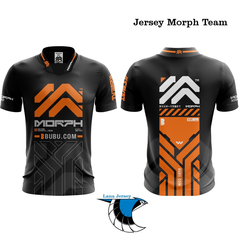 Jersey Gaming Morph Team Kaos Baju FF Pubg Mobile legends  (free Nickname)