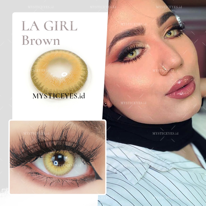 [✅COD] MYSTICEYES SOFTLENS LA/BERLIN GIRL SERI 14.2 MM NORMAL MINUS -0.50 S/D -2.50