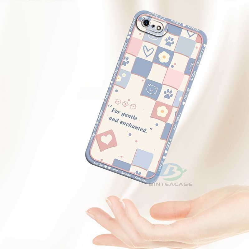 Soft Case Silikon Motif Hati Bunga Cakar Beruang Untuk IPhone 13 Pro Max 11 12 Xr XS 6 6S 7 8 Plus