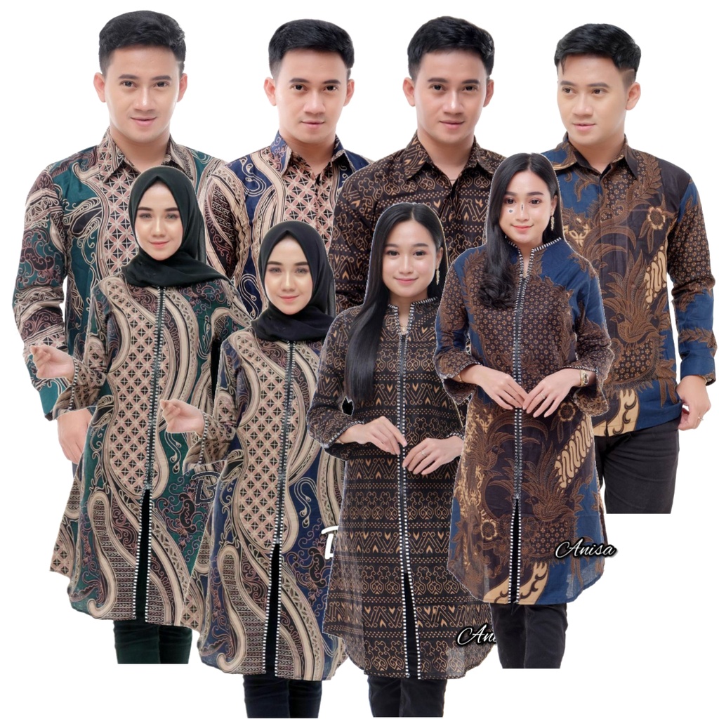 Harga Gila Tunik Ziper Batik Couple Motif Baru Atasan Kantor Seragam Batik Pria Wanita M L Xl Jumbo Bluse Zor913WC1A0Oeqx