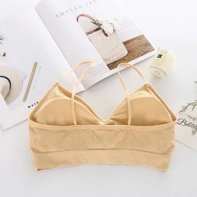 Bra Wanita Tanpa Kawat Bahan Halus Pakaian Dalam Wanita Bralette Push Up Elastis Sexy dengan Busa Alibaba1688