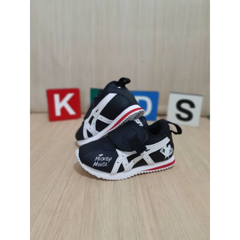 SEPATU ANAK HITAM MICKEY MOUSE PREMIUM HIGH QUALITY SEPATU MICKEY MOUSE