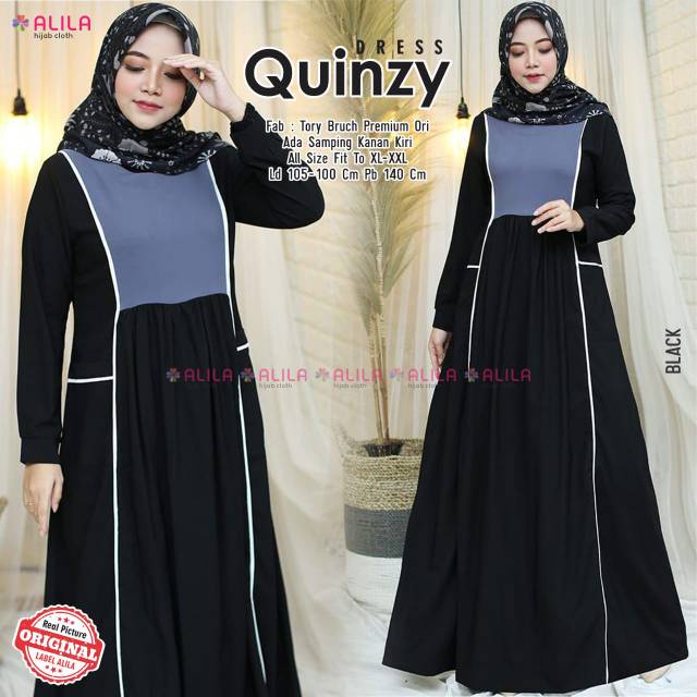 Dress Wanita Non Busui Motif Terbaru Ukuran Jumbo Daster Terkeni dan Termurah Dress Quinzy