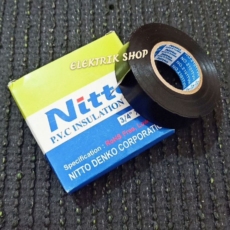 

ISOLASI KABEL NITTO / ISOLASI NITTO HITAM